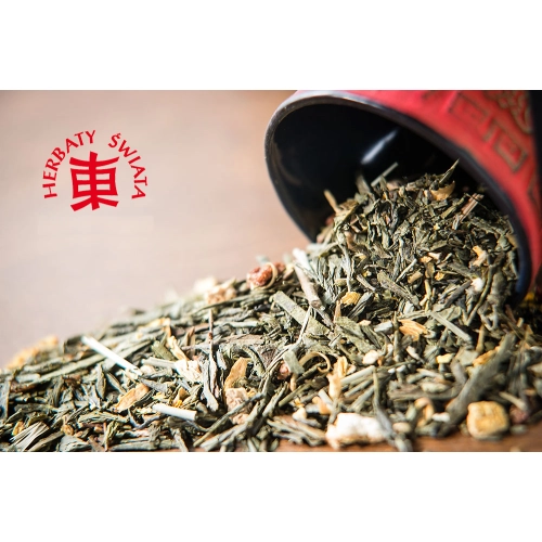 Herbata zielona sencha IMBIROWO CYTRYNOWA